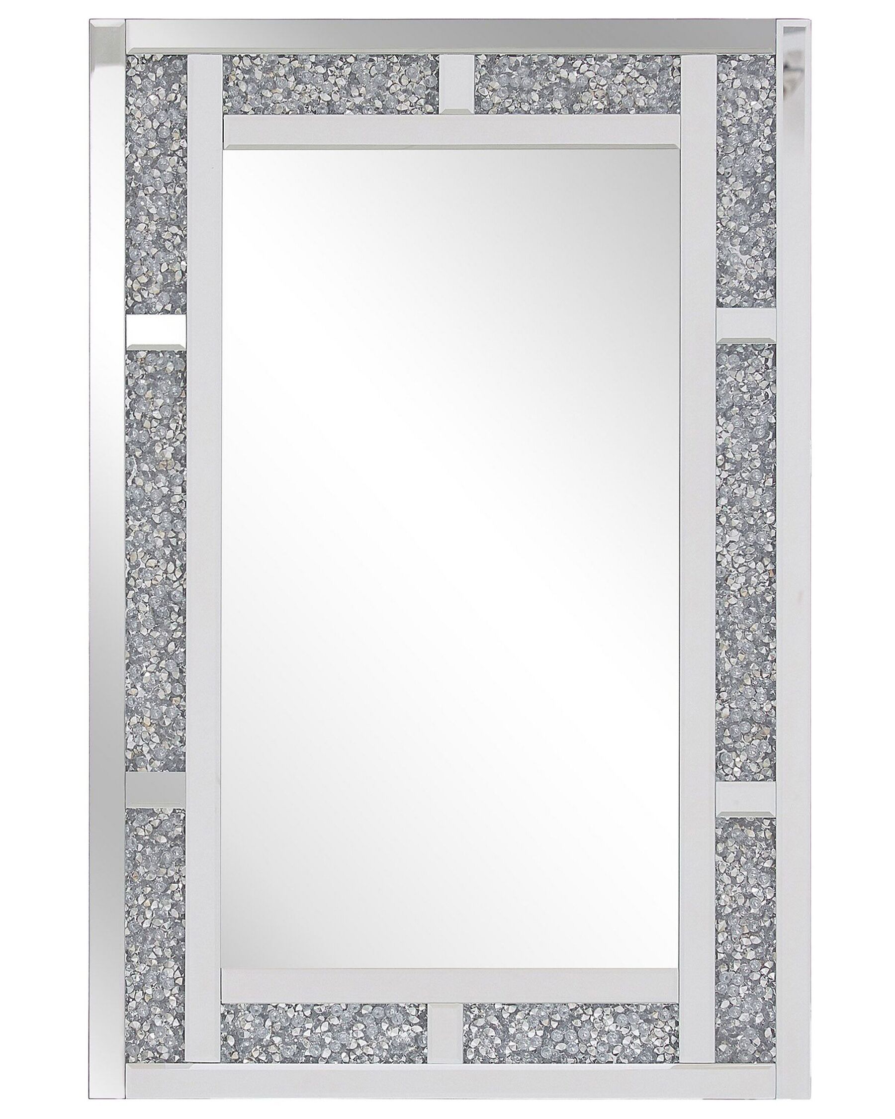 Espelho de parede prateado 60 x 90 cm AVRILLE_773194