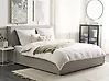 Cama con almacenaje MOISSAC Tela Gris claro 180 x 200 cm