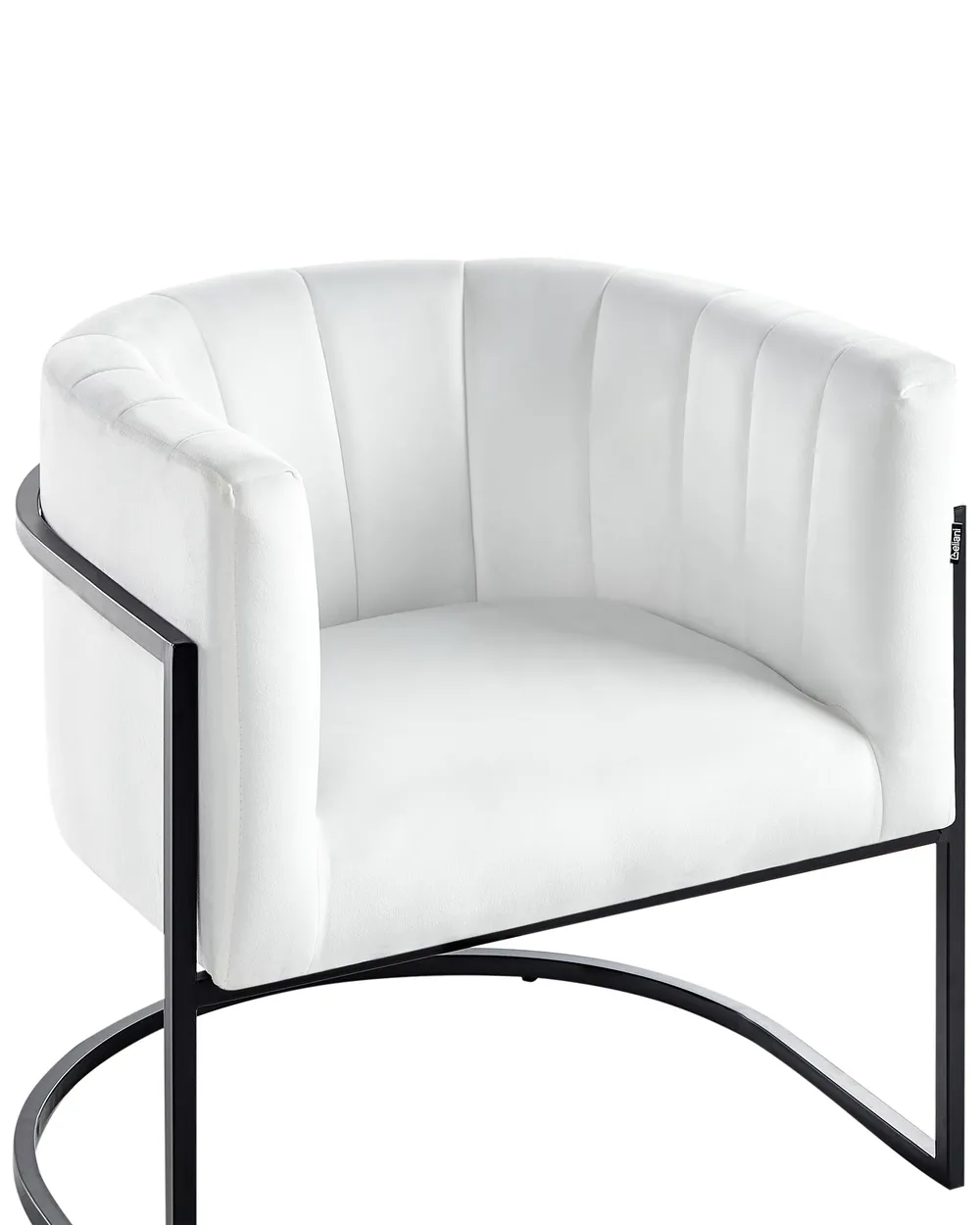 Armchair LARVIK II Velvet White_952118