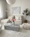 Set of 2 Teddy Cushions ⌀ 30 cm White RUTABAGA_926139