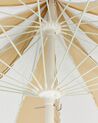 Parasol beige/wit ⌀ 245 cm MINOA_932172