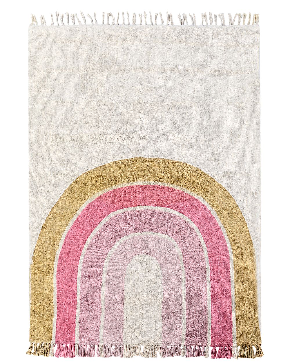 Tapis enfant TATARLI Rose 140 x 200 cm Coton
