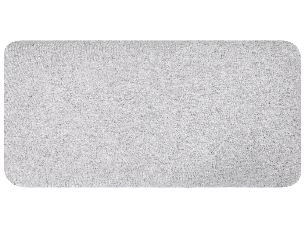 Sofa 3 Seater KANSSELI Fabric Light Grey_951086