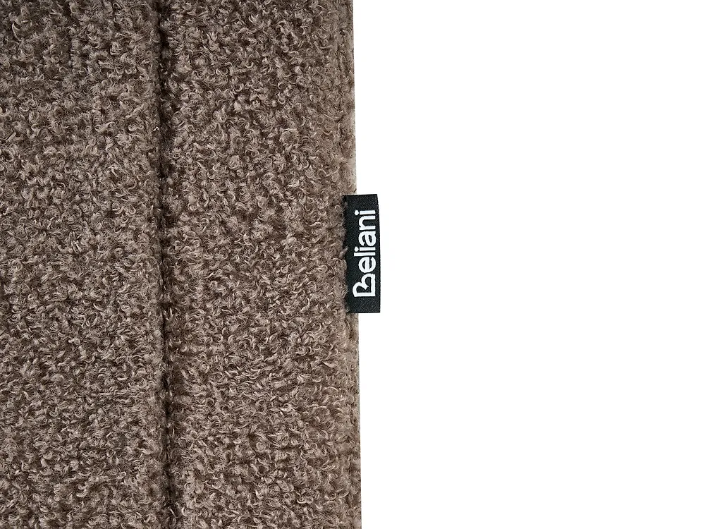 Bett mit Stauraum ohne Kopfteil DINAN Bouclé Taupe 120 x 200 cm_1188234