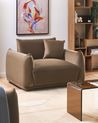 Armchair JUBEK Velvet Brown