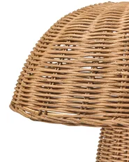 Table Lamp Mushroom ALERO Rattan Natural_1017029