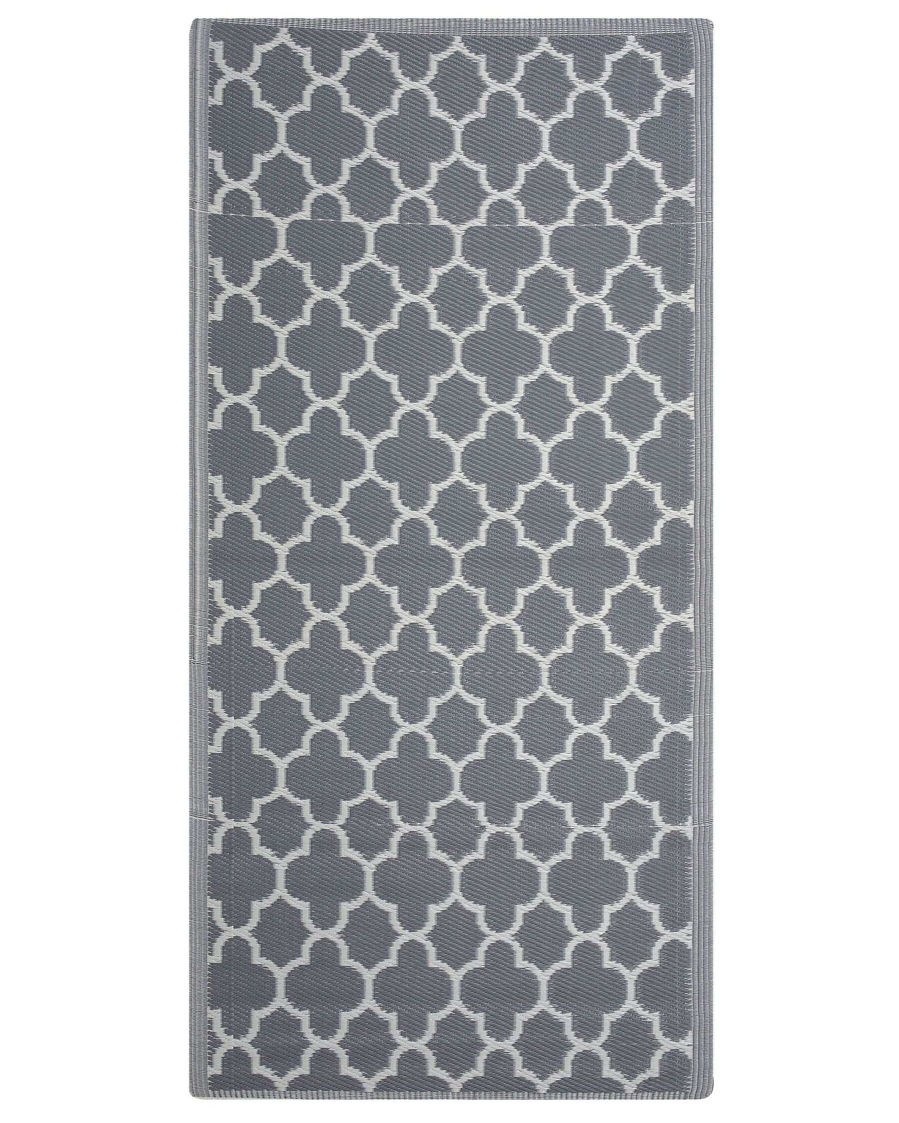 Tapis d'extérieur gris 90 x 180 cm SURAT_716310