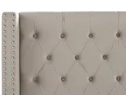 Bed Velvet LUBBON 180 x 200 cm (EU Super King) Light Grey_832441