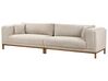 4 Seater Fabric Sofa Taupe VENG_934535