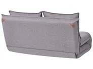 Sofa Bed 2 Seater ROROS Faux Linen Dark Grey_1038938