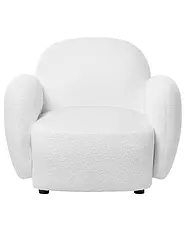 Fotel JULE Boucle Złamana biel_1144894