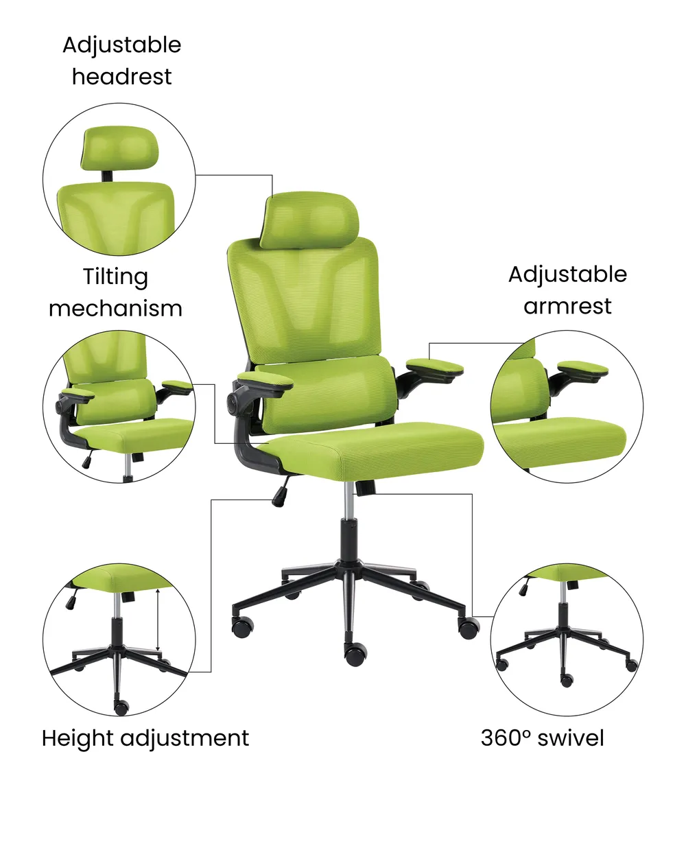 Office Chair KRYOS Lime Green_1074216