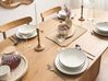 Zastawa stołowa 24-częściowa CUMIN Porcelana Złamana biel/ niebieski