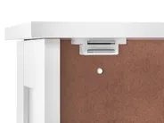 Szafka wisząca łazienkowa z lustrem HUILA 34 cm 53 cm Biały_959427