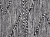 Teppich Baumwolle schwarz / weiss 160 x 230 cm Kurzflor TERMAL_747860