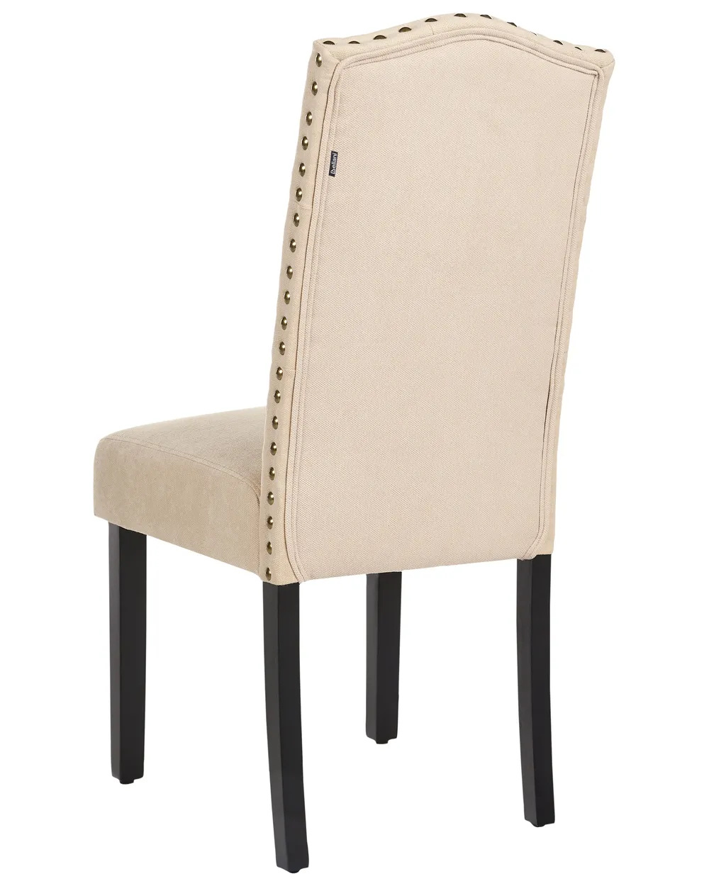 Set of 2 Dining Chairs SHIRLEY Fabric Beige_949108