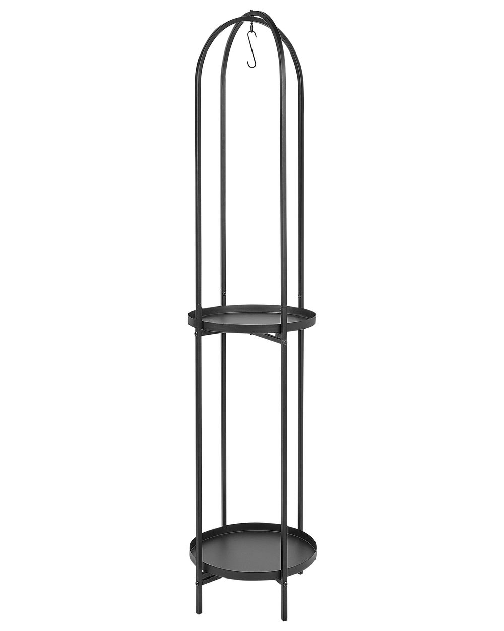 Suporte para vasos TAMARIX 35 cm Metal Preto
