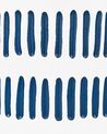 Soporte para maceta de metal blanco y azul 31 x 31 x 58 cm NEMOROSA_923625