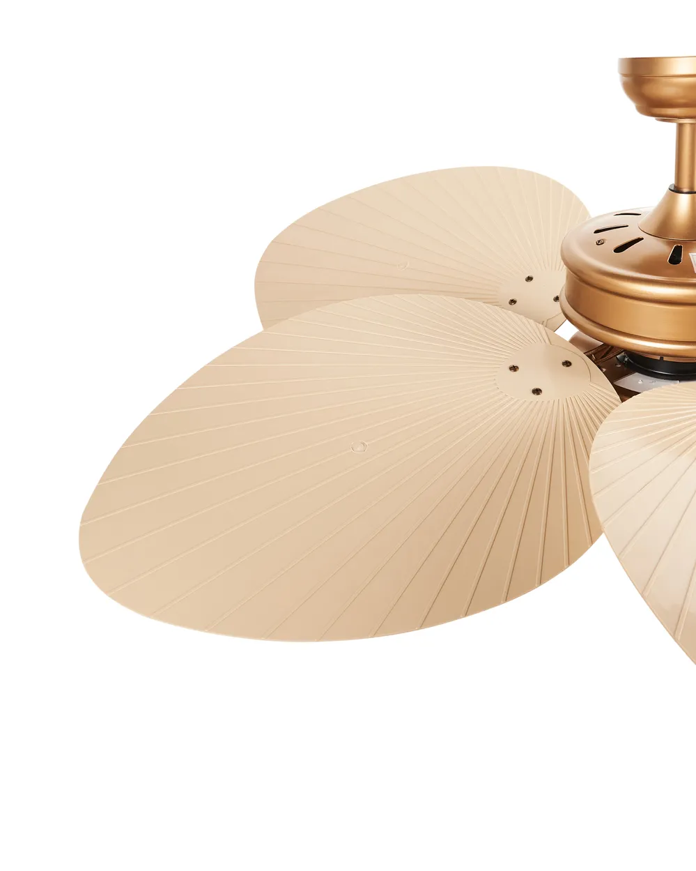 Ventilatore a soffitto con luce BORMEJO con telecomando LED Oro_988796
