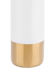 Flower Vase GELIDA 36 cm Stoneware White_723814