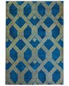 Viscose Rug 160 x 230 cm Blue VEKSE_762350