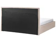 Ottoman Bed LORIENT Boucle Beige 180 x 200 cm (EU Super King)_1040266