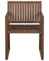 Krzesło ogrodowe akacjowe ciemne drewno SASSARI_921175