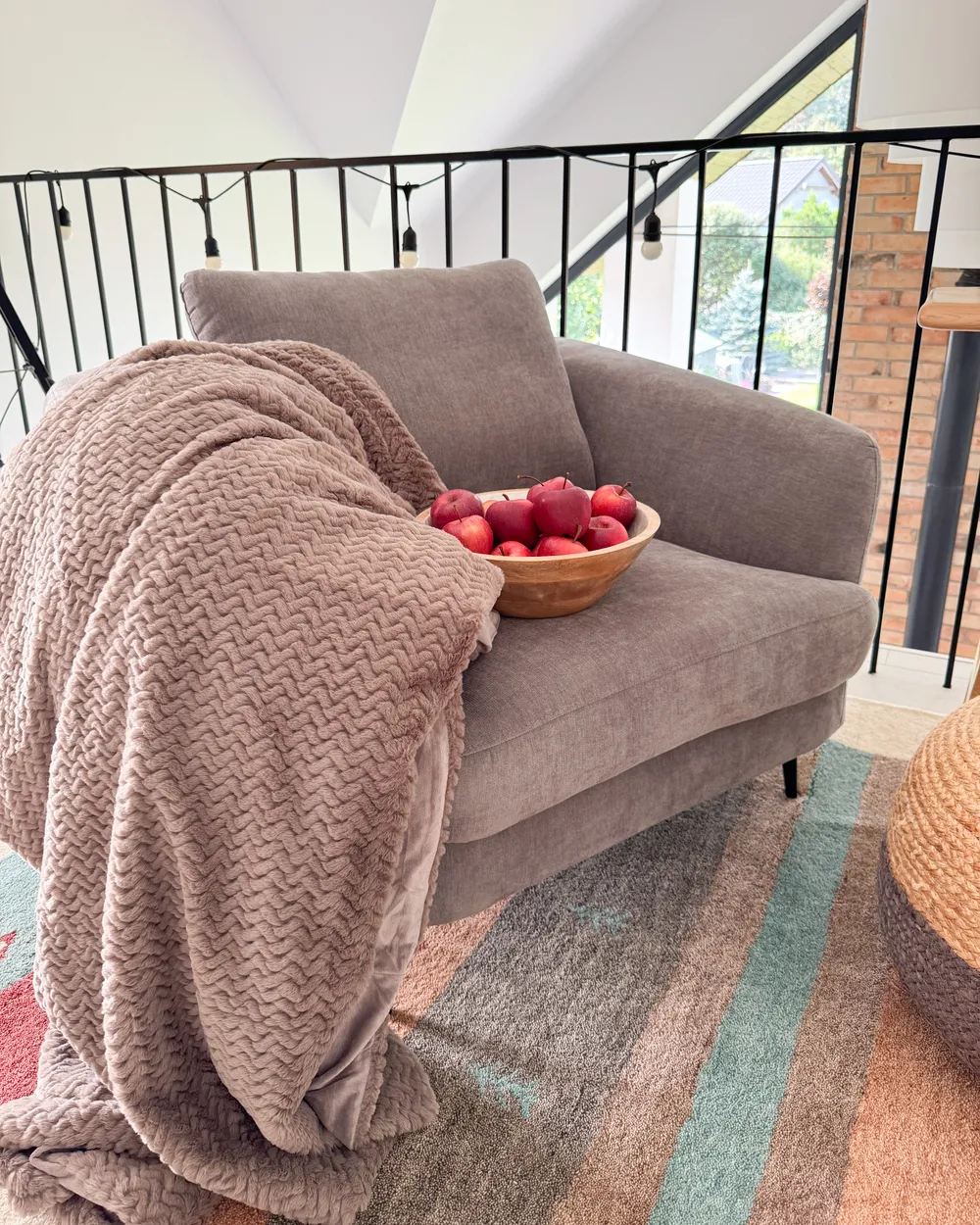 Armchair KJAER Chenille Taupe_1022666