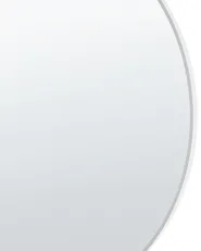 Lustro ścienne ANNEMASSE 80 cm 80 cm Metal Srebrny_844172