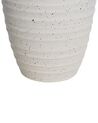 Blumenvase Steinzeug weiss 36 cm LENOK_935242