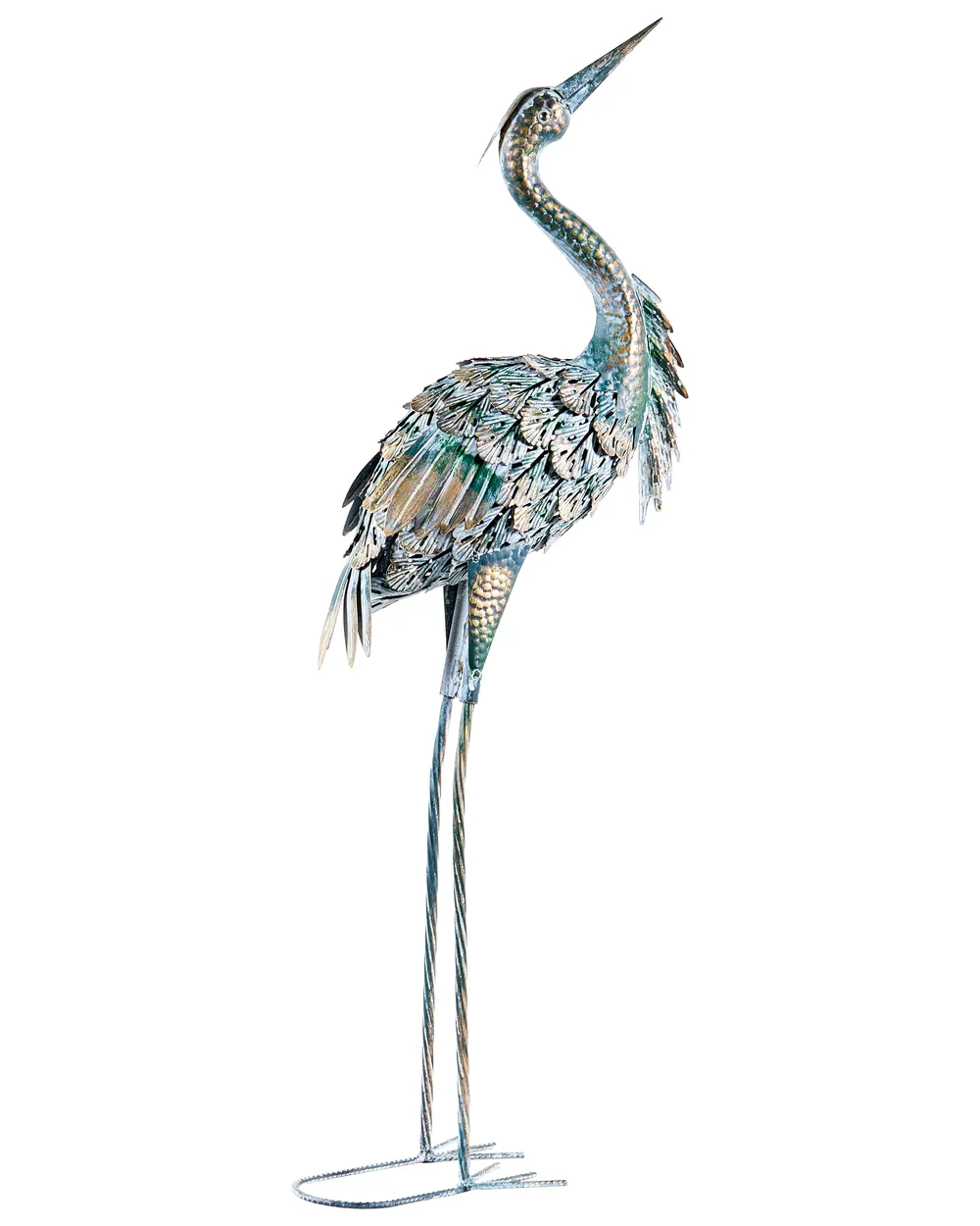 Garden Statue BASILAN Heron Multicolour_1082980