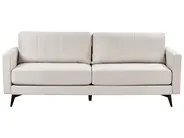 Sofa 3 Seater MALA Fabric Light Beige_934096