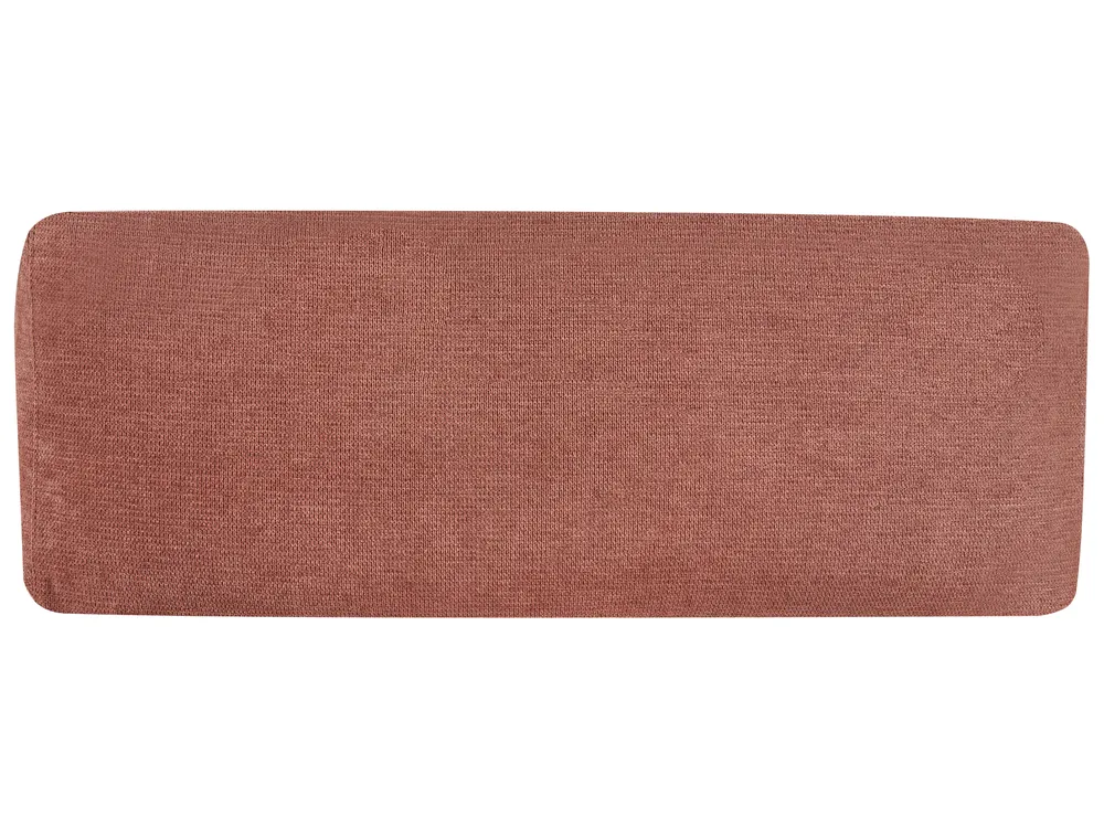 Corner Sofa 3 Seater MALOY Fabric Light Red Right Hand_947527