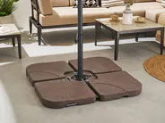 Parasol Base CARIA Square Taupe 9 kg_1042114