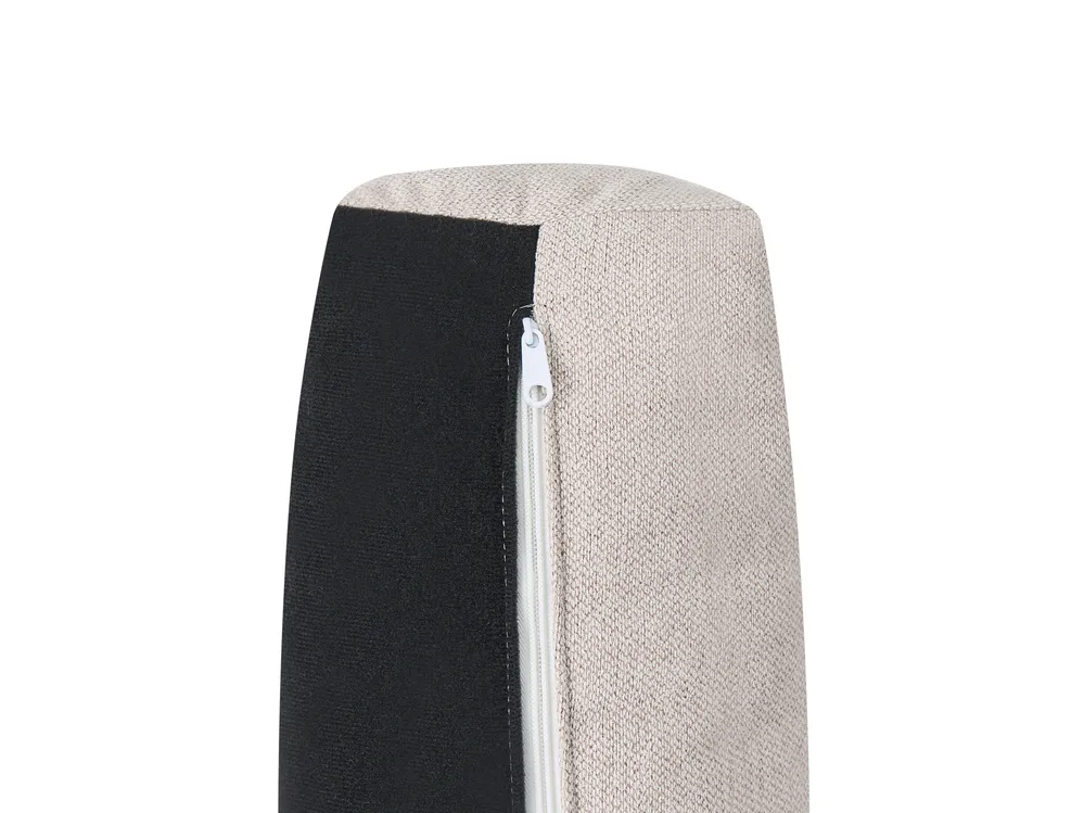 Corner Sofa 5 Seater VENG Fabric Light Beige Left Hand_1009683