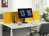 Desk Screen WALLY 180 x 40 cm Yellow