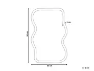 Specchio RONNET 60 cm 90 cm Legno di Paulownia Azzurro_914841