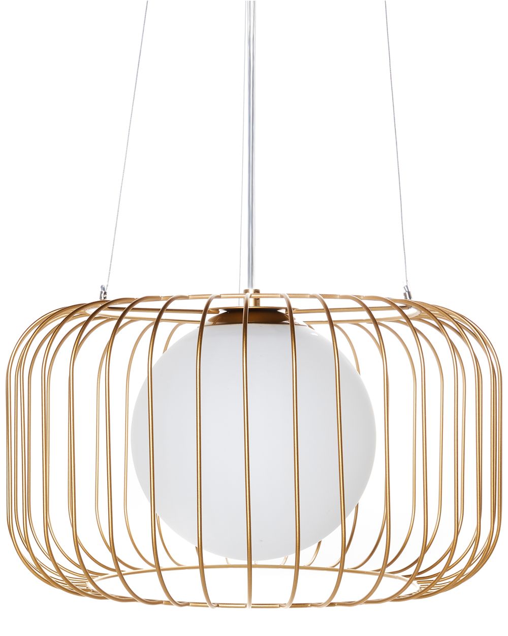 Candeeiro suspenso BAIROA Metal Dourado