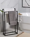 Towel Stand RECREO Metal Black