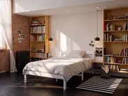 Bed Pine Wood MADONE 90 x 200 cm (EU Single) White_1131252