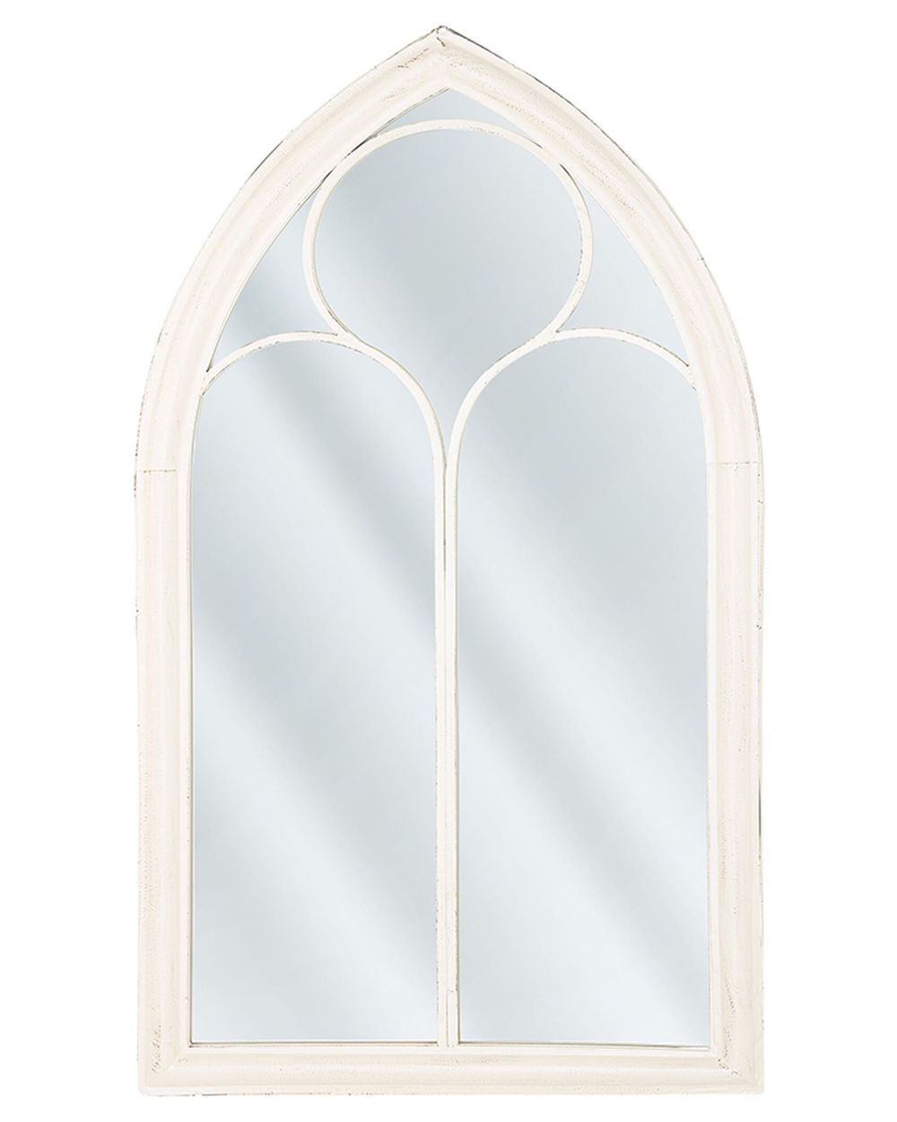 Wall Mirror TRELLY 62 cm 113 cm Metal White
