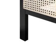 Bed Pine Wood SALERNAS 180 x 200 cm (EU Super King) Black_977003
