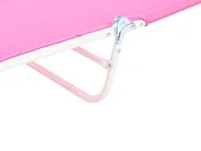 Sun Lounger KASTORIA Reclining Metal Fuchsia Pink_1031957