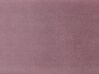 Pouf mit Stauraum Samtstoff rosa ⌀ 37 cm ELGIN_772393