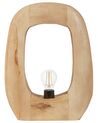 Tischlampe aus hellem Mangoholz AJAY_931040