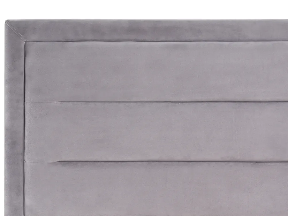 Bed Velvet ROUEN 180 x 200 cm (EU Super King) Dark Grey_1004592