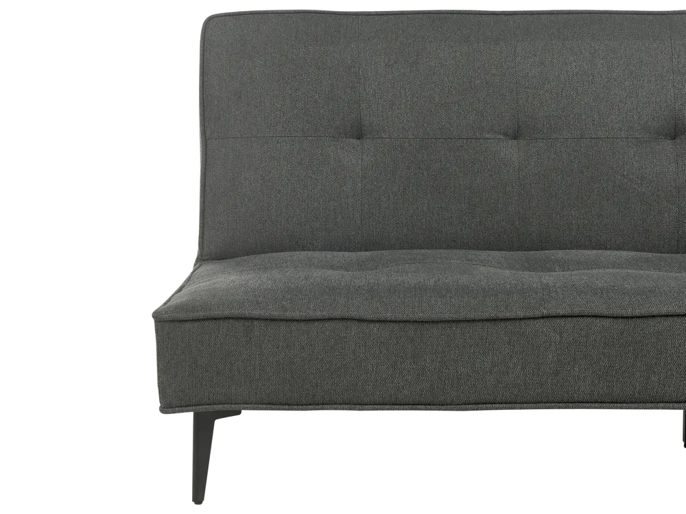 Divano letto 3 posti ESSVIK Tessuto Grigio scuro_894370