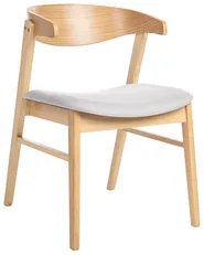 Set di 2 sedie da pranzo LILLY Legno Marrone chiaro/Grigio_949317