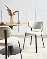 Set de 2 scaune dining BRONTE Bej deschis