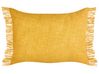 Set di 2 cuscini decorativi cotone giallo 35 x 50 cm MABA_940221